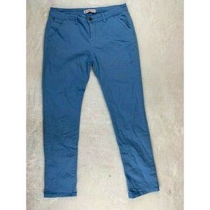 R Display Size 44 Womens Trousers Blue Straight Leg